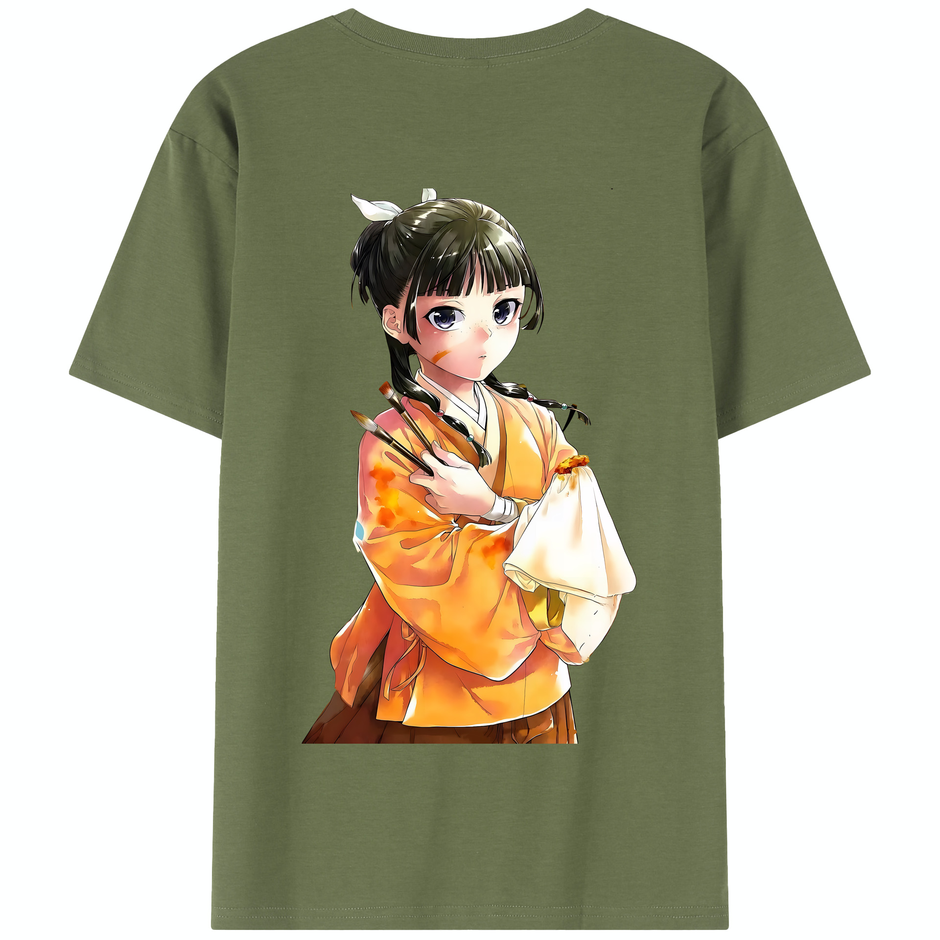 （画像用） 薬屋のひとりごと The Apothecary Diaries 綿100％半袖Tシャツ（背面プリント）